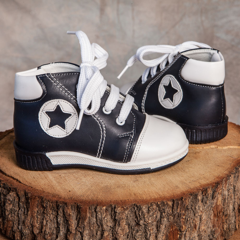 βαπτιστικό παπούτσι για αγόρι BABY BLOOM - ΜΠΛΕ