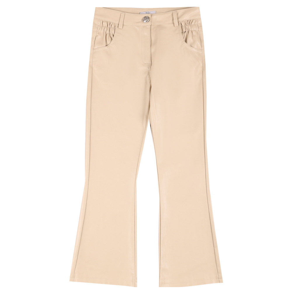 Παιδικό παντελόνι δερματίνη Y CLU κορίτσι - 1