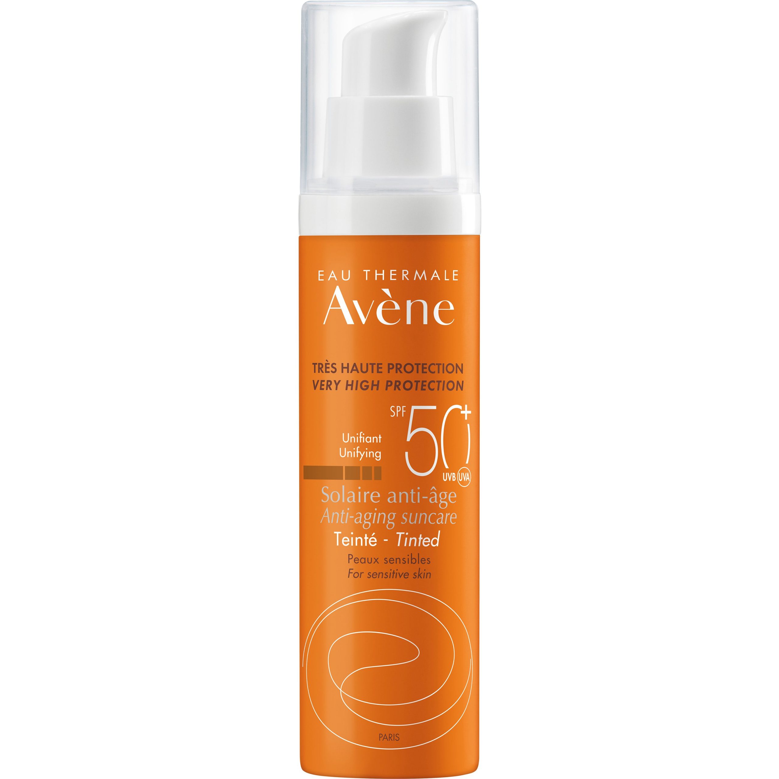 Avene Solaire Anti Age Tinted SPF50+ Αντηλιακή Κρέμα Προσώπου με Aντιγηραντική Δράση & Χρώμα, 50ml - 1