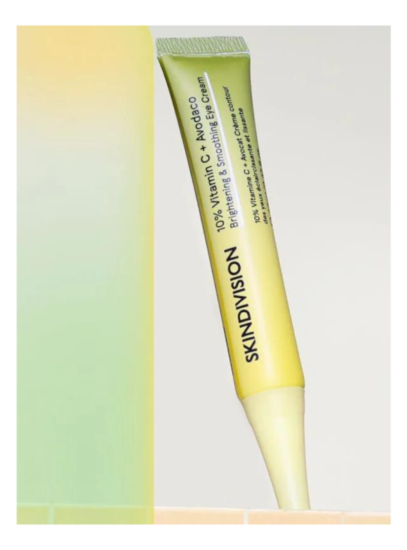 SkinDivision 10% Vitamin C + Avocado Brightening & Smoothing Eye Cream 20ml - 4