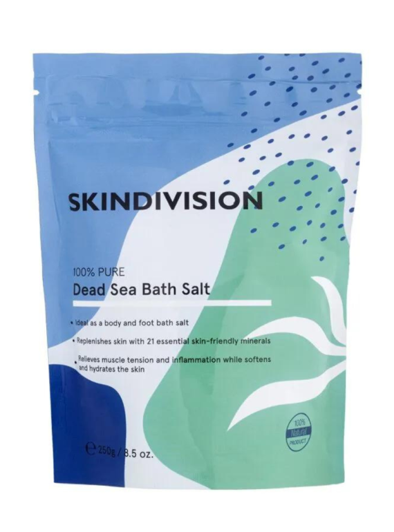 SkinDivision 100% Pure Dead Sea Bath Salt 250gr - 