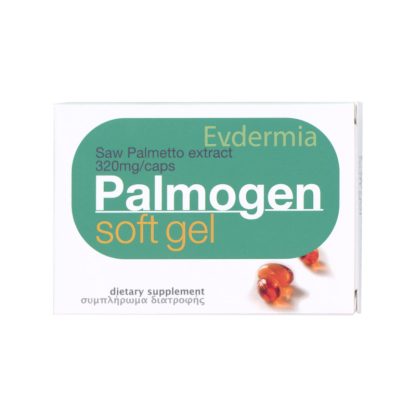 Evdermia Palmogen Soft Gel Συμπλήρωμα Διατροφής Κατά Της Τριχόπτωσης 30softgels - 