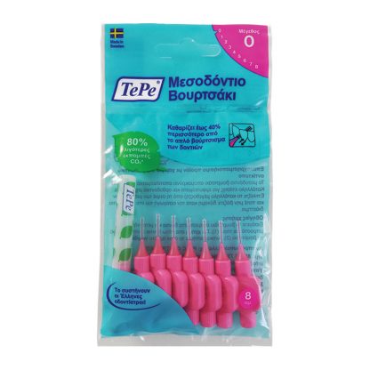 TePe Interdental Brushes Original Μεσοδόντια Βουρτσάκια 0.4mm 8τμχ - 