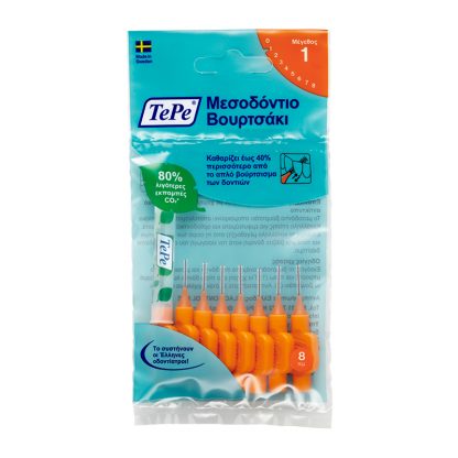 TePe Interdental Brushes Original Μεσοδόντια Βουρτσάκια 0.45mm 8τμχ - 