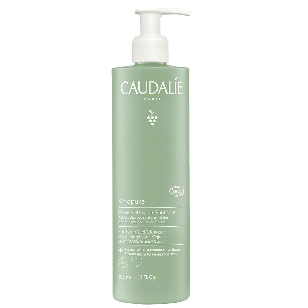 Caudalie Vinopure Purifying Gel Cleanser Tζελ Καθαρισμού Προσώπου, 385ml - 1