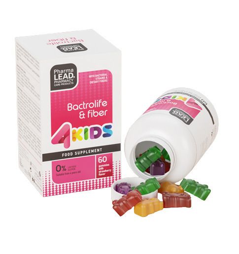 Pharmalead Bactrolife & Fiber 4kids, 60gummies - 