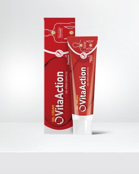 Vita Action Gel with Capsicum for pain 100ml - Άμεση ανακούφιση μυών & αρθρώσεων - 