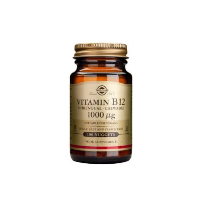 Solgar Vitamin B12 1000mg 100 Υπογλώσσια Δισκία - 