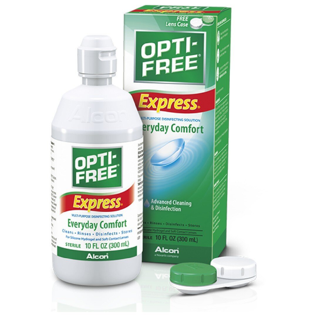 Opti-Free Express Υγρό Φακών Επαφής, 355ml - 