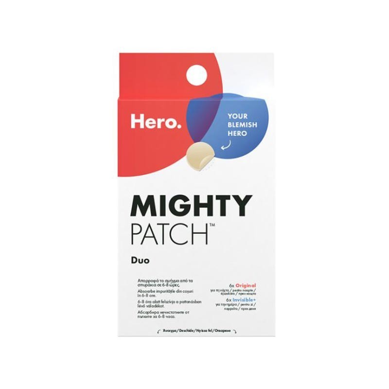 Hero. Mighty Patch Duo Anti-Pimple Επιθέματα για Σπυράκια, 12τεμ - 