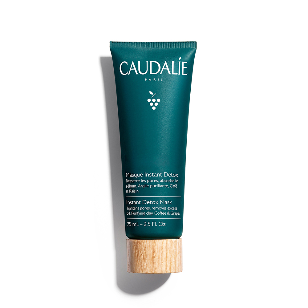 Caudalie Instant Detox Mask Μάσκα Αποτοξίνωσης με Ροζ Άργιλο, 75ml - 