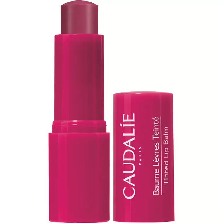 Caudalie Tinted Lip Balm, Ενυδατικό Στικ για τα Χείλη με Χρώμα & Άρωμα Σμέουρου 4.5gr -