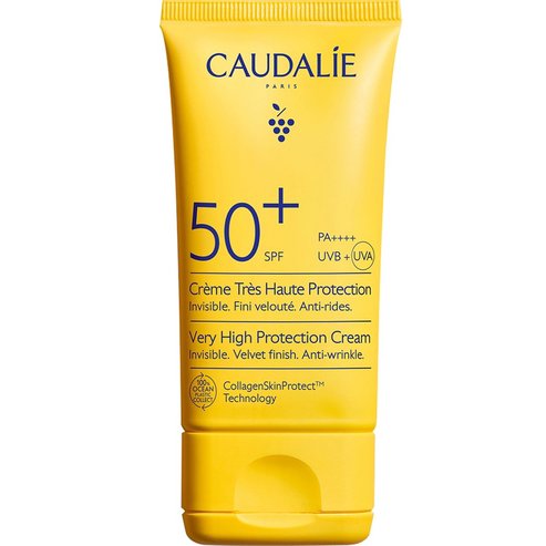 Caudalie Very High Protection Cream Αντηλιακή Κρέμα Προσώπου SPF50+, 50ml - 