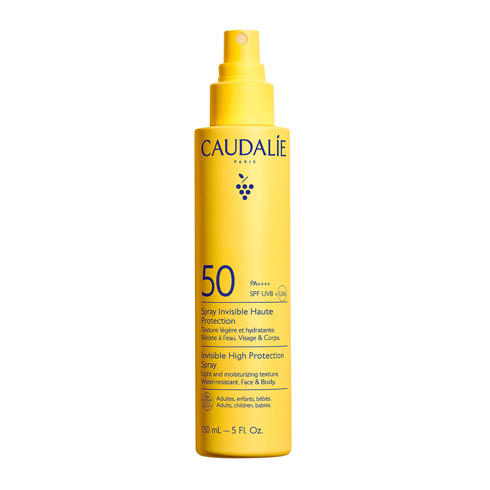 Caudalie Invisible High Protection Spray Αντηλιακό Spray για Πρόσωπο & Σώμα SPF50, 150ml - 