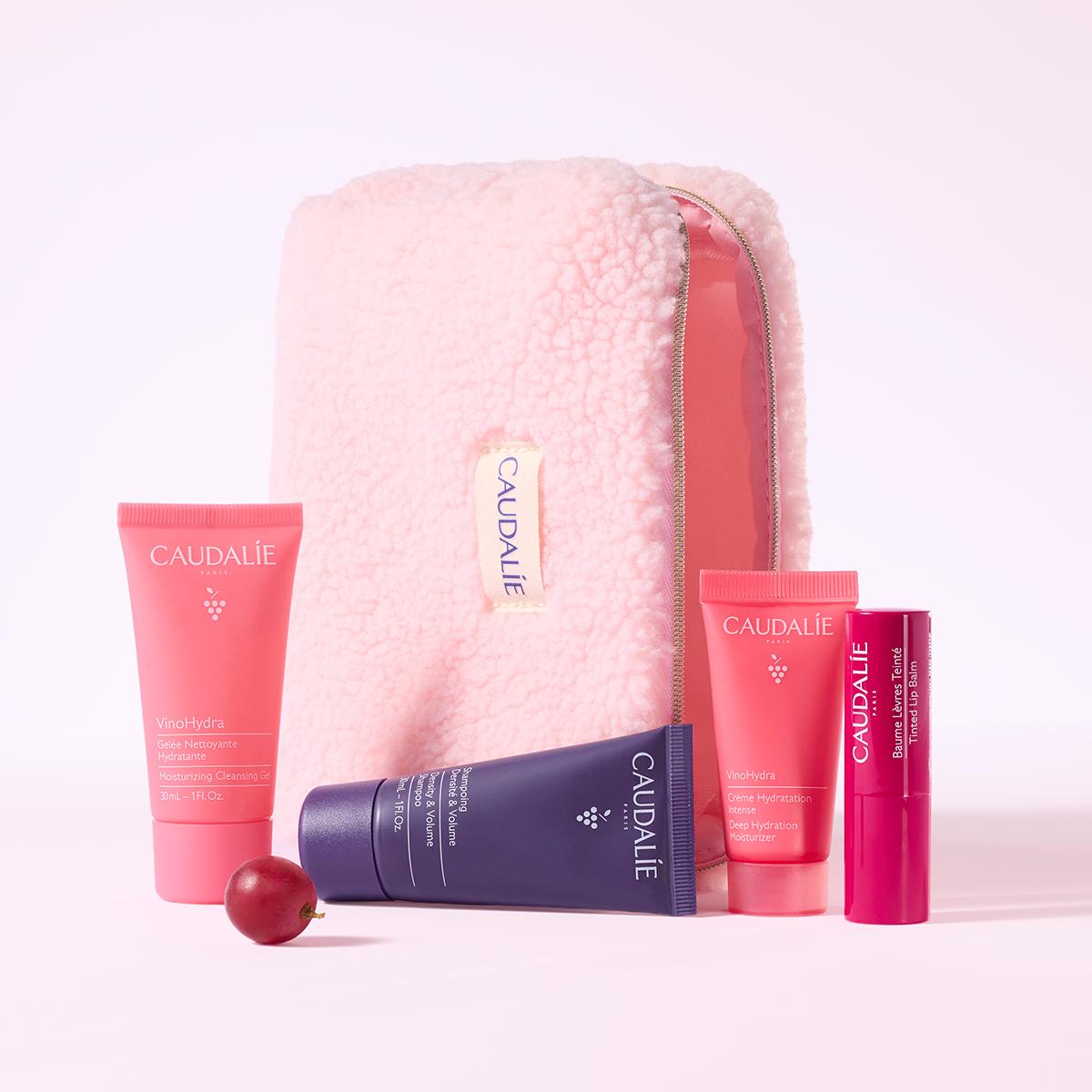 Caudalie Winter Pouch Gift Set 2026 – Νεσεσέρ με 4 Προϊόντα Περιποίησης Προσώπου, Χειλιών & Μαλλιών - 3
