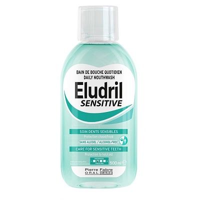 Elgydium Eludril Sensitive Στοματικό Διάλυμα για Ευαίσθητα Δόντια, 500ml - 