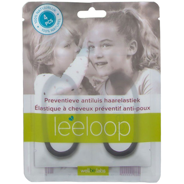 Leeloop Lice Prevention Λαστιχάκια Μαλλιών για Προστασία από τις Ψείρες 4τμχ - 