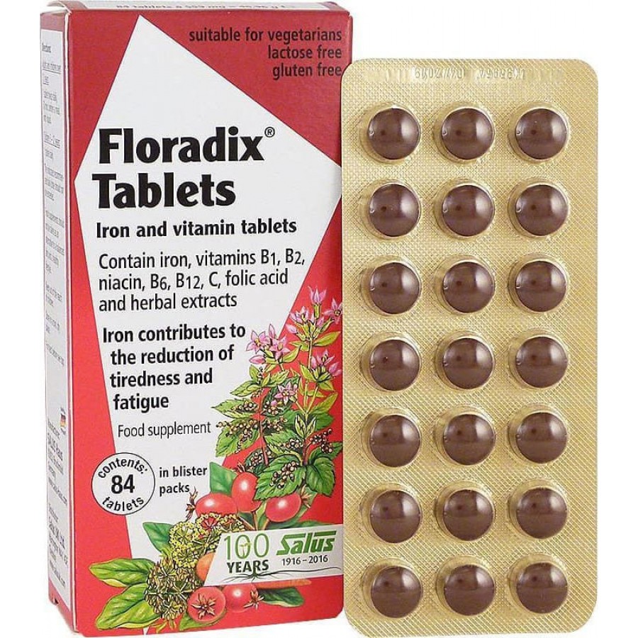 Power Health Floradix Tablets, 84tabs - 
