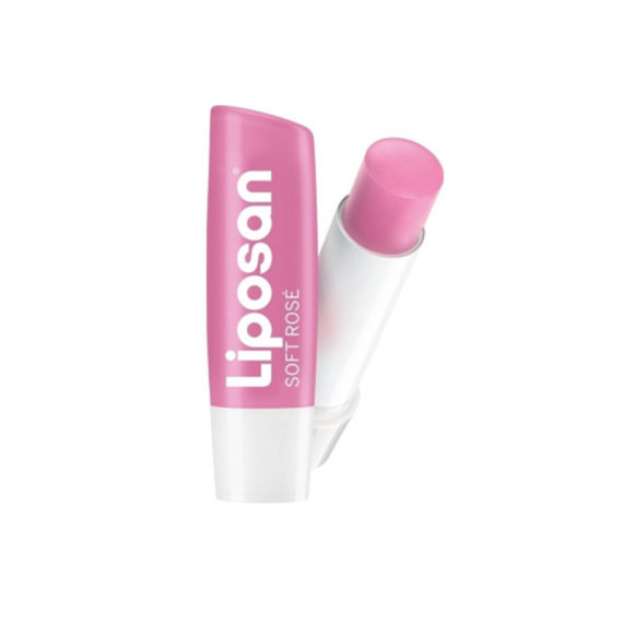 Liposan Soft Rose Caring Lip Balm Ενυδατικό Χειλιών για 24ωρη Ενυδάτωση, 4.8gr - 2