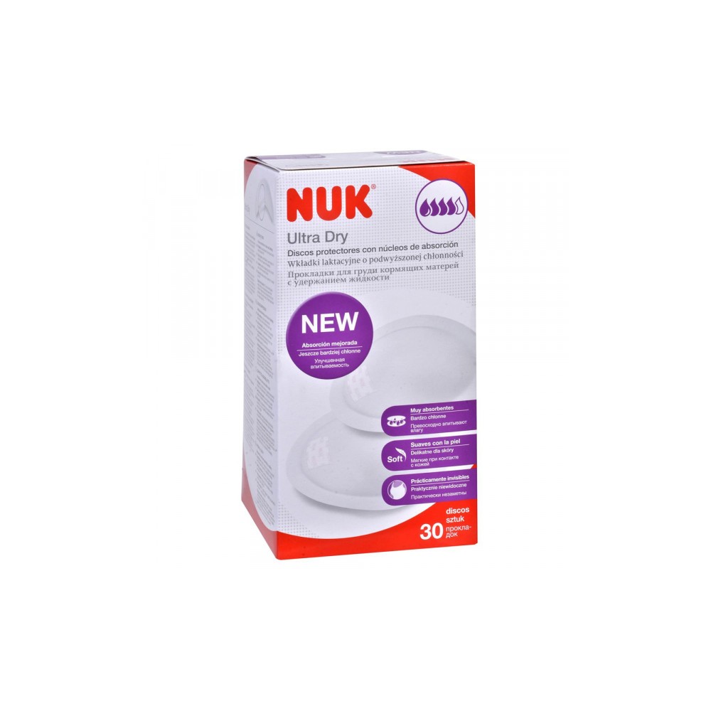 Nuk Ultra Dry Επιθέματα Στήθους, 30 τεμάχια - 