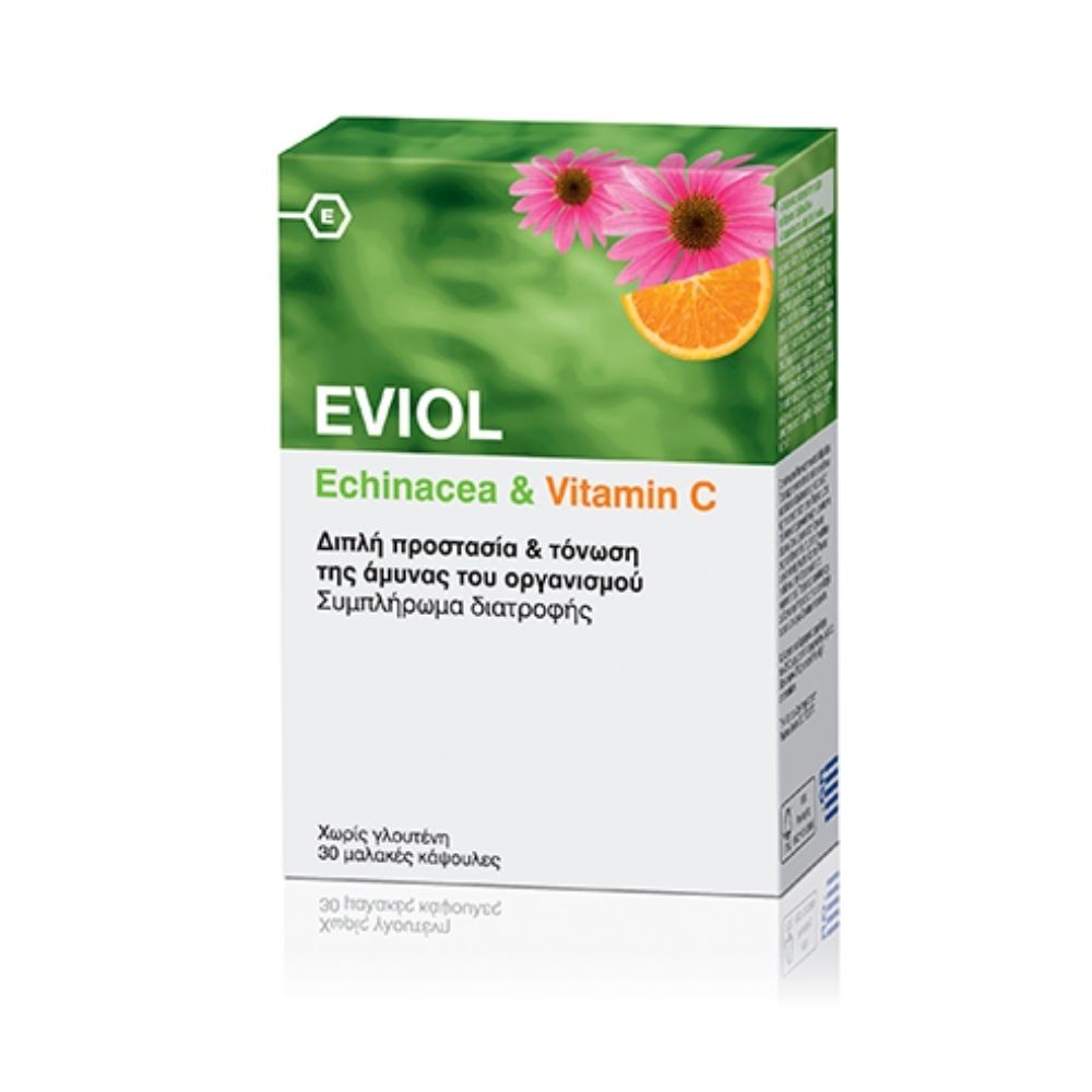 Eviol Echinacea & Vitamin C 30Caps - 