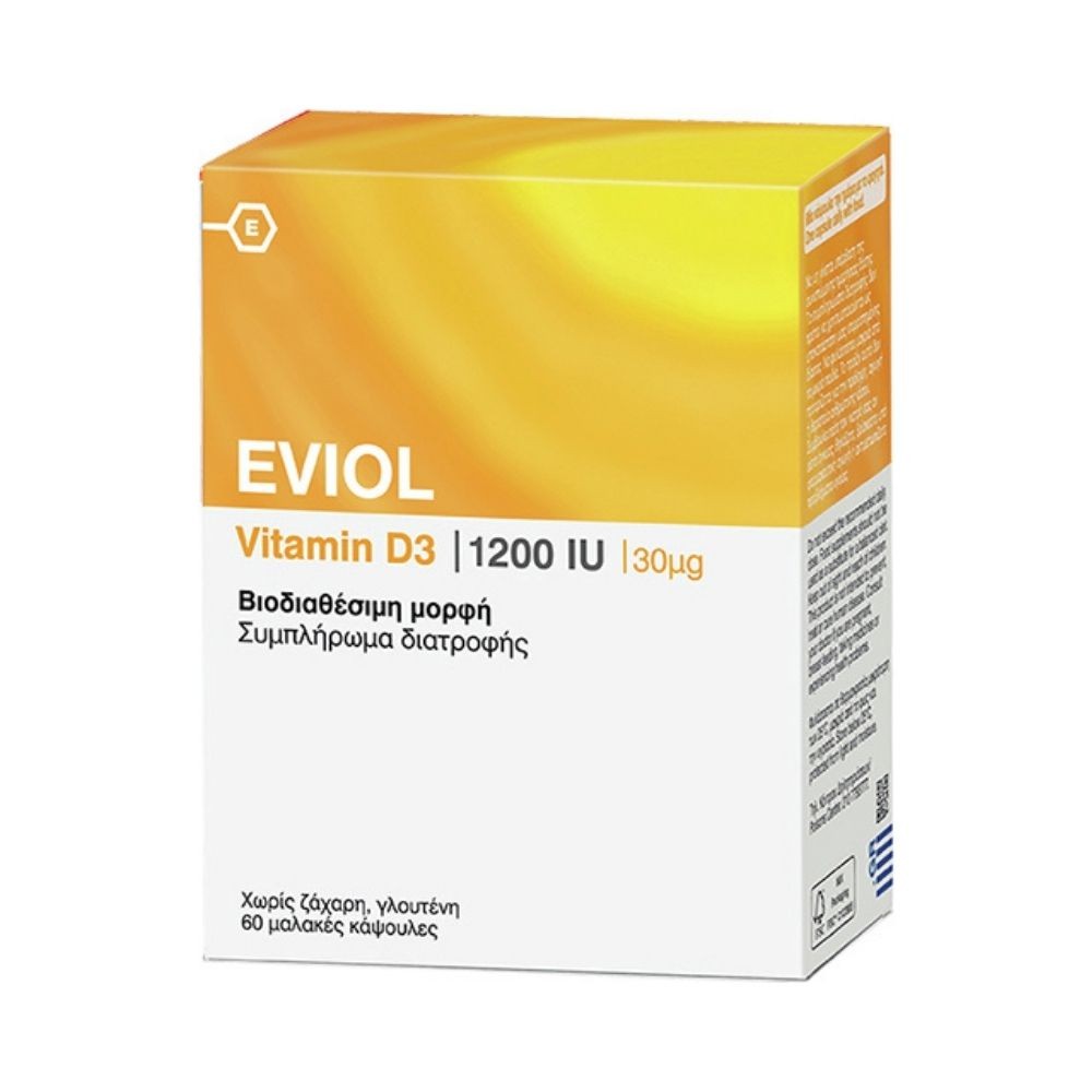    Eviol Vitamin D3 1200Iu 60Caps - 