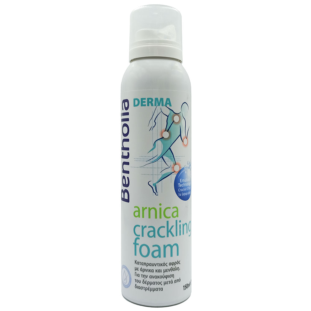Bentholia Derma Αφρός με Άρνικα και Μινθόλη Arnica Crackling Foam 150ml - 