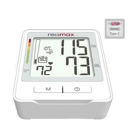 Rossmax Z1 Αυτόματο Ψηφιακό Πιεσόμετρο Με Θύρα USB TYPE-C - 2