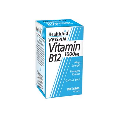 Health Aid B12 1000μg 100Vegitabs - 