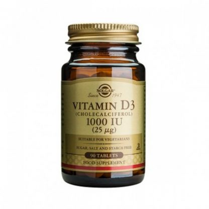 Solgar Vitamin D3 1000 IU/25μg 90tabs - 