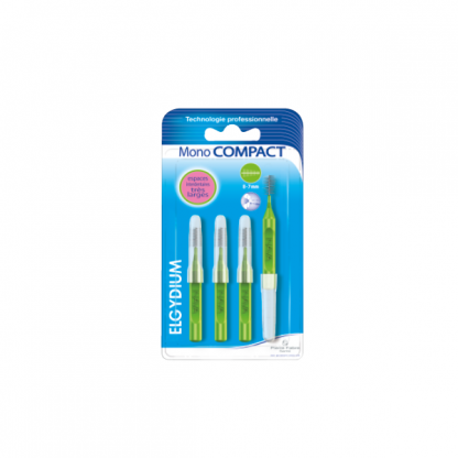 Elgydium Mono Compact Green (1.1) 4τμχ - 