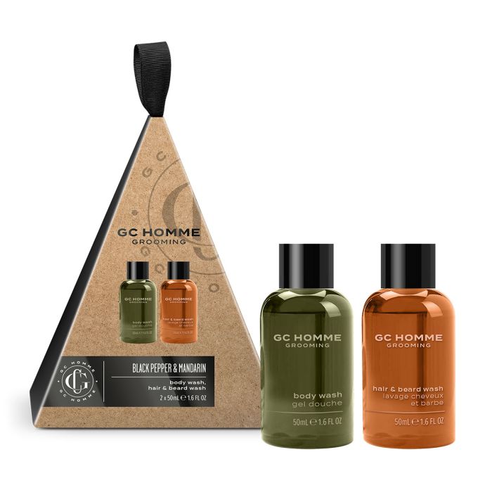 Grace Cole Black Pepper & Mandarin Mini Body Wash και Hair & Beard Wash 50ml - 2