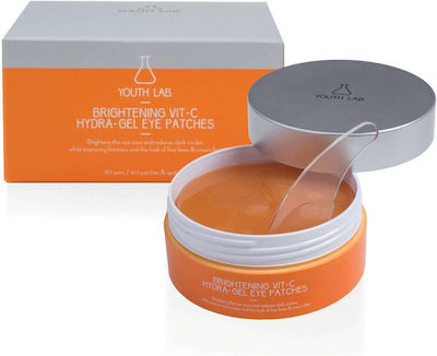 Youth Lab. Brightening Vit-C Hydra Gel Eye Patches για Ενυδάτωση, 60τεμ - 