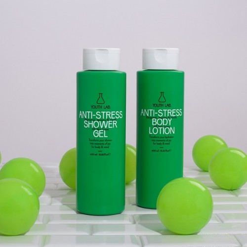 Youth Lab. Promo με Anti-Stress Bergamot, Jasmine & Vanilla Body Lotion Γαλάκτωμα Σώματος, 400ml & Δώρο Anti-Stress Shower Gel Αφρίζον Τζελ Καθαρισμού, 400ml, 1σετ - 2