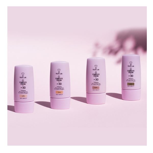 Youth Lab. CC Complete Cream Honey (Medium) Καλυπτική Κρέμα Ολικής Αναδόμησης SPF30, 40ml - 2