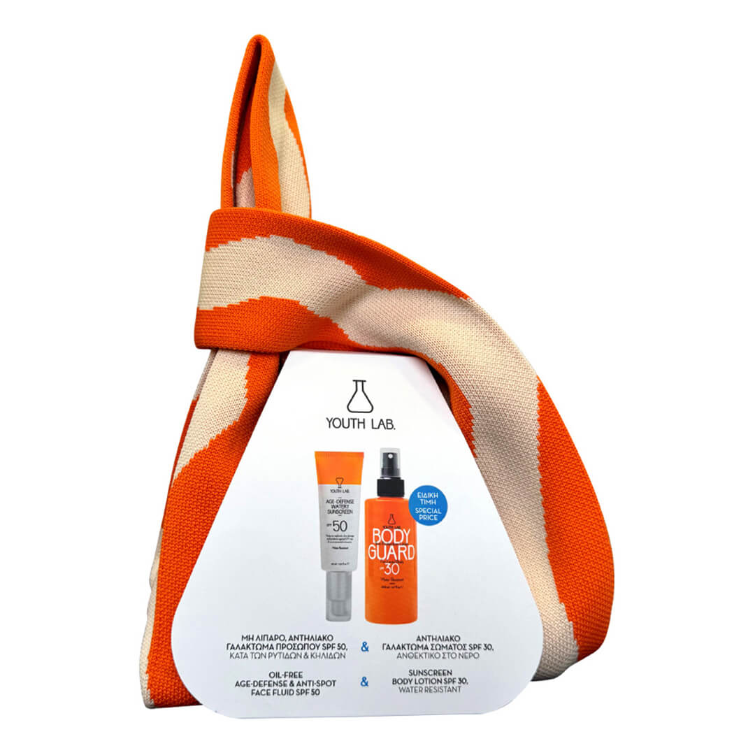 Youth Lab Summer Set Age-Defense Watery Sunscreen Spf50, 40ml & Body Guard Sun Protection Spf 30, 200ml - 