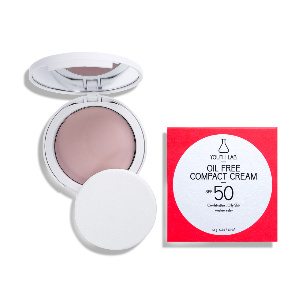 Youthlab Oil Free Compact Cream SPF 50 Combination / Oily Skin - Medium - 1