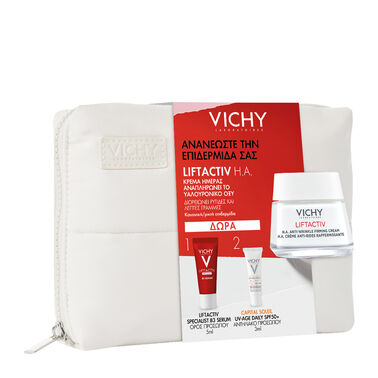 Vichy Promo Spring Liftactiv H.A. Αντιρυτιδική Συσφικτική Κρέμα 50ml & Specialist B3 Serum 5ml & Capital Soleil SPF50+ 3ml - 