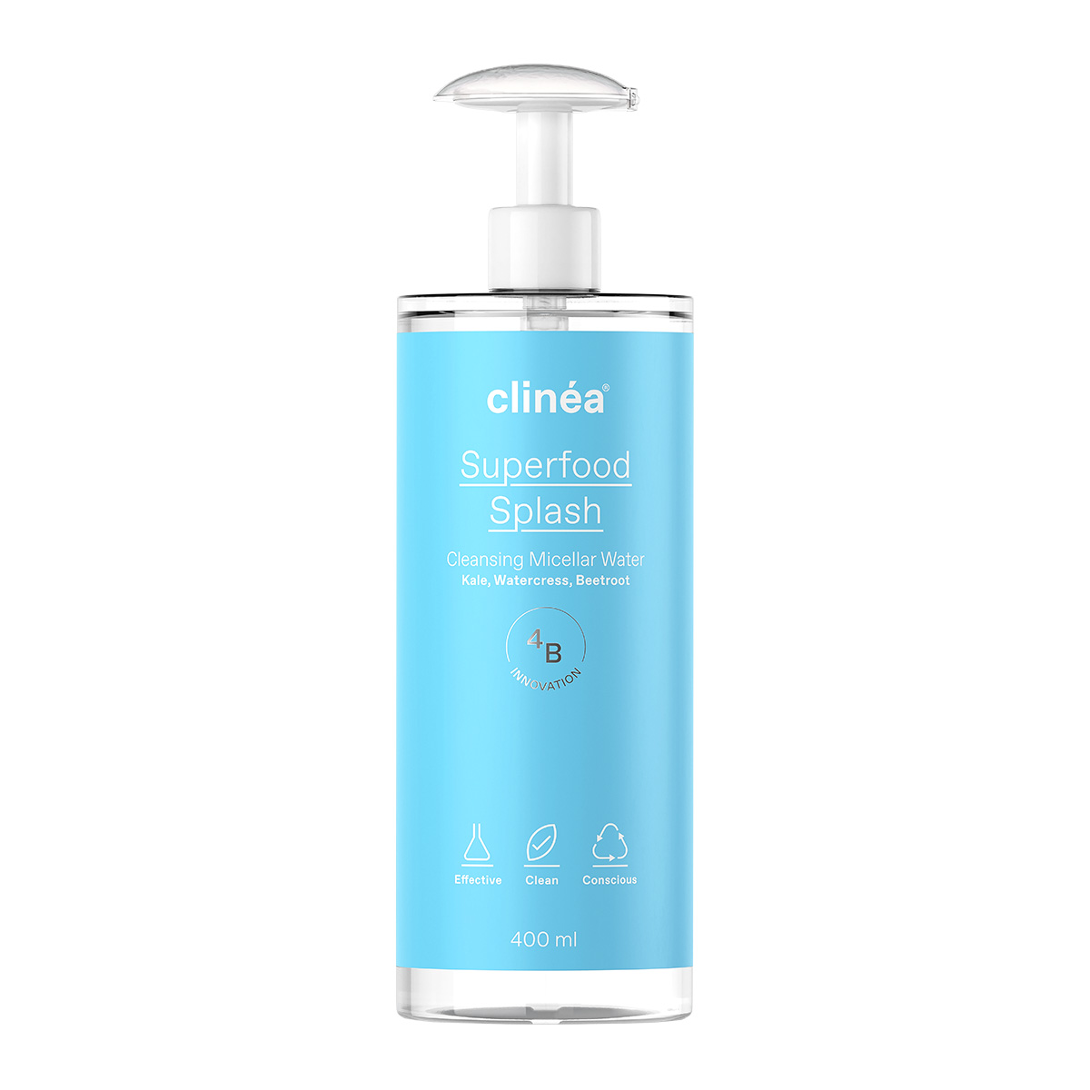 Clinea Superfood Splash Νερό Καθαρισμού Micellar, 400ml - 