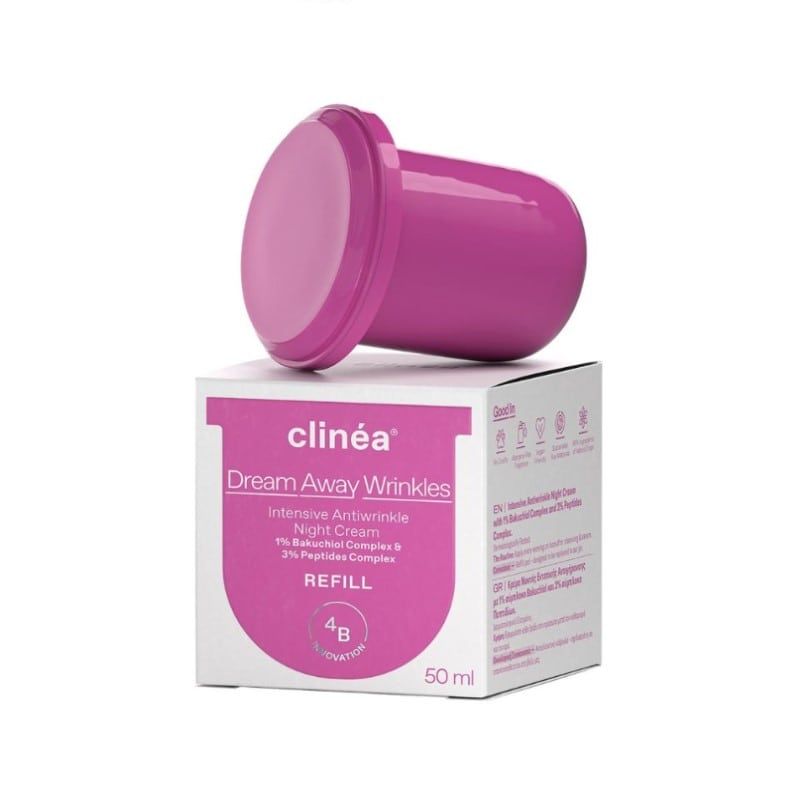 Clinea Refill Dream Away Wrinkles Αντιρυτιδική Κρέμα Νυκτός, 50ml - 