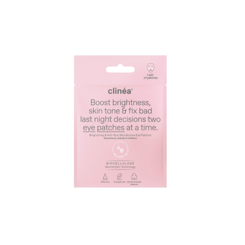 Clinea Brightening & Anti-Spot Biocellulose Eye Patches Επιθέματα Ματιών Κατά των Κηλίδων & της Υπερμελάγχρωσης, 1ζευγάρι - 