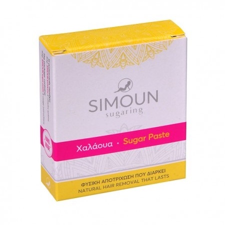 Simoun Χαλάουα Sugar Paste 100% Φυσικό Αποτριχωτικό Για Αποτρίχωση & Απολέπιση 60gr - 