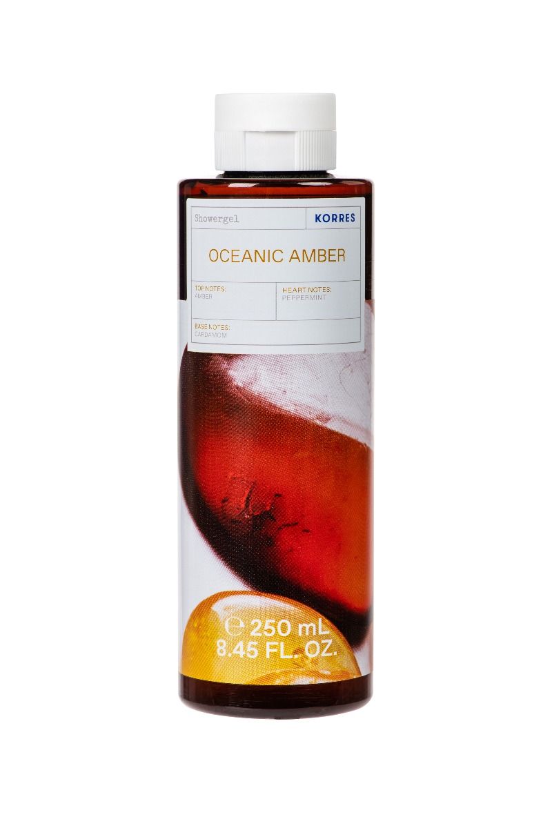 Korres Shower Gel Oceanic Amber Αφρόλουτρο Κεχριμπάρι του Ωκεανού, 250ml - 