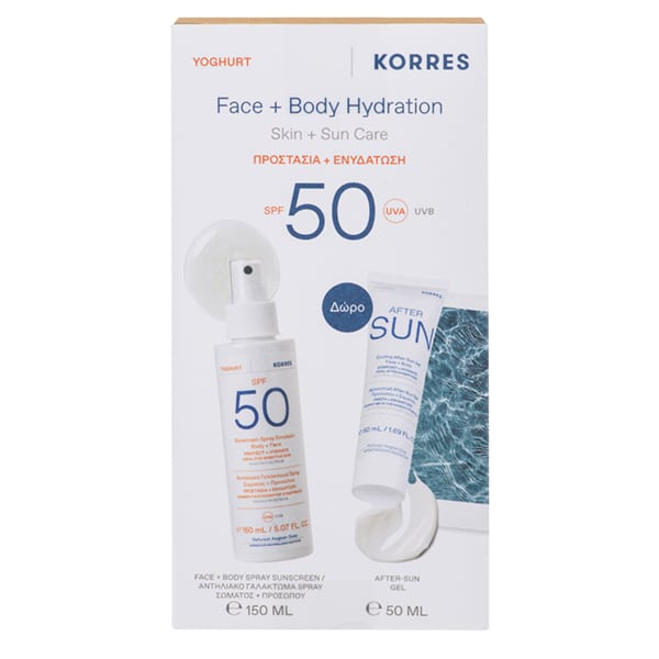 Korres Promo Γιαούρτι Αντιηλιακό Γαλάκτωμα Spray Σώματος + Προσώπου SPF50 150ml - 2