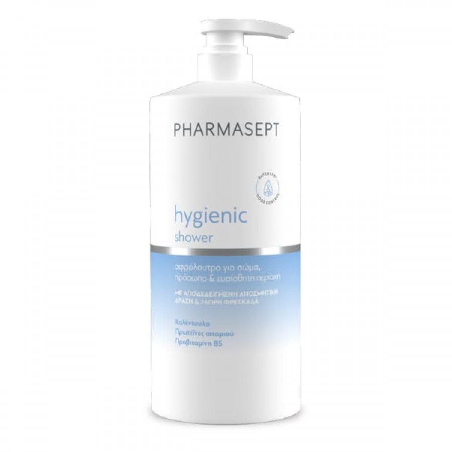 Pharmasept Tol Velvet Hygienic Calendula Αφρόλουτρο για Πρόσωπο , Σώμα & Ευαίσθητη Περιοχή με Αντλία 1000ml - 