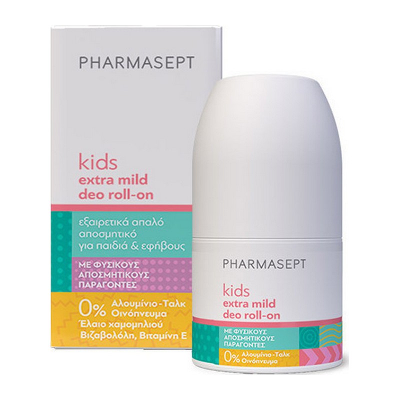 Pharmasept Kid Deo Roll-on Extra Mild Εξαιρετικά Απαλό Αποσμητικό για Παιδιά 50ml - 