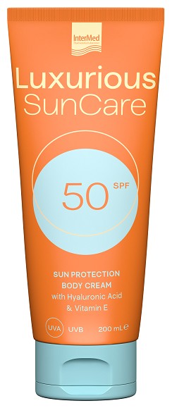 Intermed Luxurious Suncare Αντηλιακή Κρέμα για το Σώμα SPF50 200ml - 
