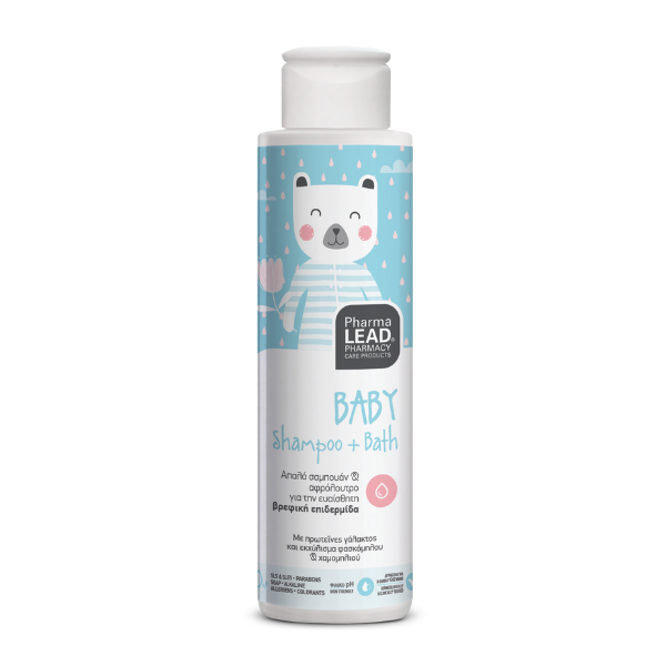 Pharmalead Baby Shampoo & Bath με Πρωτεΐνες Γάλακτος & Εκχυλίσματα Φασκόμηλου & Χαμομηλιού, 100ml - 