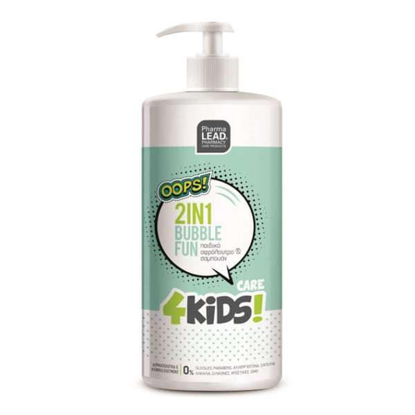 Pharmalead Kids 2 in 1 Bubble Fun Σαμπουάν & Αφρόλουτρο 2 σε 1, 1lt - 