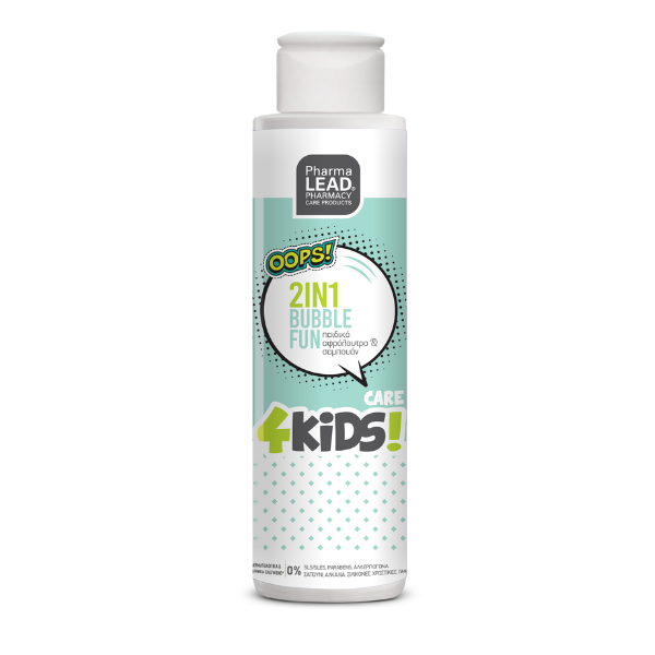 Pharmalead 4Kids Bubble Fun 2 σε 1 Παιδικό Αφρόλουτρο & Σαμπουάν, 100ml - 